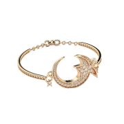 Gold Crescent Bracelet (Demo)