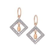 Gold Earrings With Diamonds (Demo)