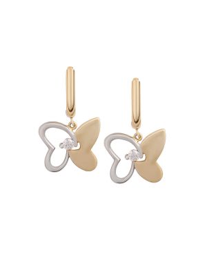 Gold Butterfly Earrings (Demo)