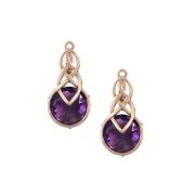 Earrings With Amethyst (Demo)