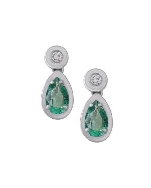 Earrings With Emerald (Demo)